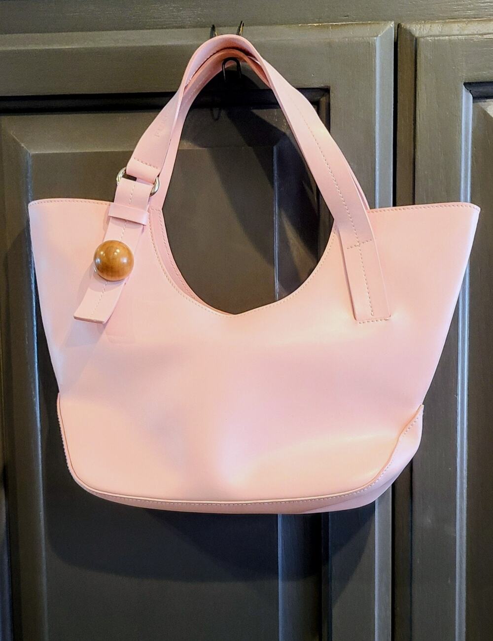 Furla Women's Handbag Leather with Zipper Pink New Without Tags